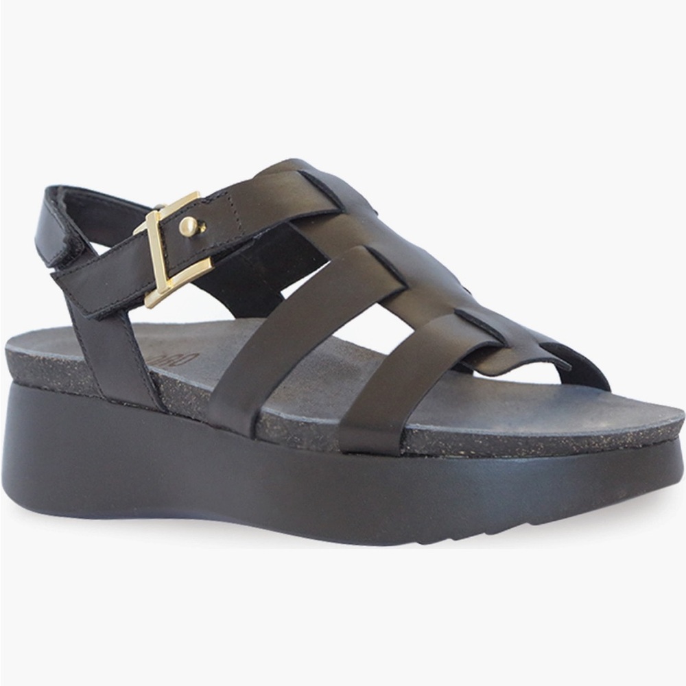 NEW Munro Flynn Black Sandal 7W
